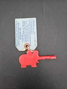 Vintage Oregon Zoo Red Elephant Storybook Key/Zoo Society - Picture 1 of 7