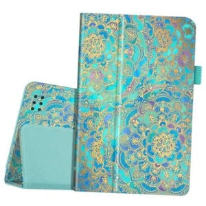Folio Case for Kindle Fire 1st Generation -Slim Fit Stand Shades of Blue - Picture 1 of 8