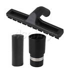 2 Pieces Vacuum Square Brush 1.25 Inch ID with Hose Adapter 32mm to 39mm Black