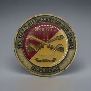 Moneda de Colección Circa 2001: 11º Regimiento de Caballería Blindada ACR Comando Equipo - Imagen 1 de 3