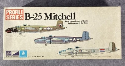 MPC Profile Series B-25 Mitchel Model Kit 1/72 Model Kit ~Sealed - Image 1 of 4