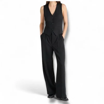 Chaleco y pantalón para mujer Steve Madden - negro mediano Foto 1 de 4