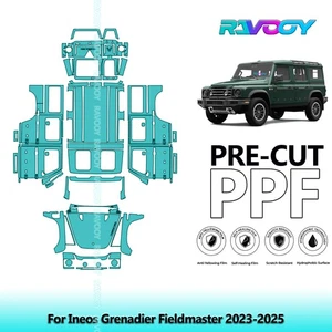 PreCut Paint Protection Film PPF For Ineos Grenadier Fieldmaster 2023-2025 - Picture 1 of 7