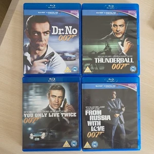 James Bond Blu-ray Collection Dr. No, Thunderball, Only Live Twice, FRuss.W Love - Picture 1 of 2