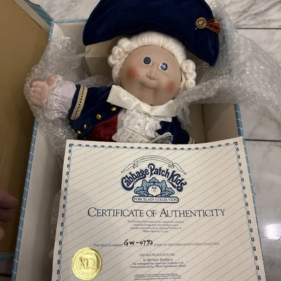 Edición Limitada Parche Col Niños Porcelana Colección "George Washington" Foto 1 de 4