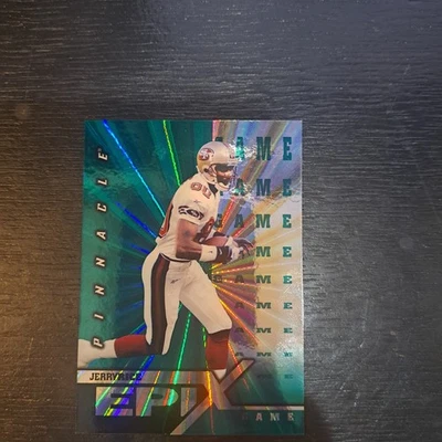 1997 Pinnacle Certified Epix Game Jerry Rice #E19 Green SF 49ers Emerald - Image 1 of 2