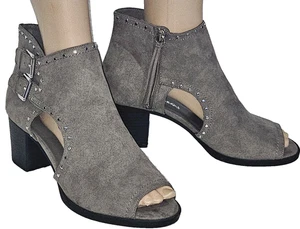 DIRTY LAUNDRY WOMEN'S TENSLEY MEDIUM SLATE SUEDE ANKLE BOOT NEW W/O BOX 10M/41/7 - Picture 1 of 14