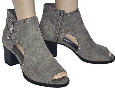 DIRTY LAUNDRY WOMEN'S TENSLEY MEDIUM SLATE SUEDE ANKLE BOOT NEW W/O BOX 10M/41/7 - Image 1 of 4