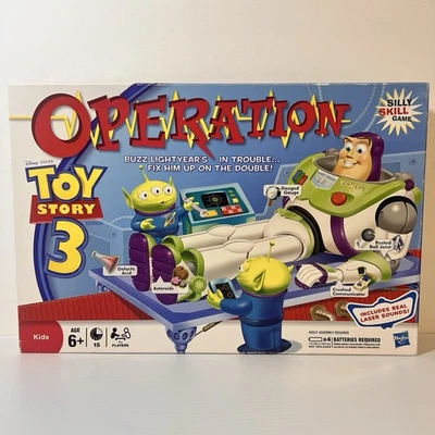 Toy Story  Operation Disney Pixar Hasbro Complete Tested Working 2009 board game - Image 1 of 4