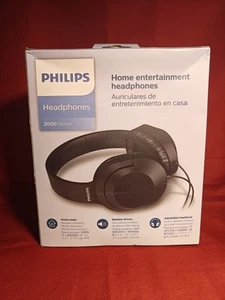 PHILIPS Over the Ear Wired Stereo Headphones TAH2005 Black 2000 Series EARPHONES - Bild 1 von 9