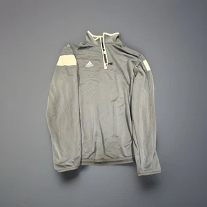 Adidas Climalite 1/4 Zip Pullover – Men's Size Small – Gray/White – Lightweight - Picture 1 of 4