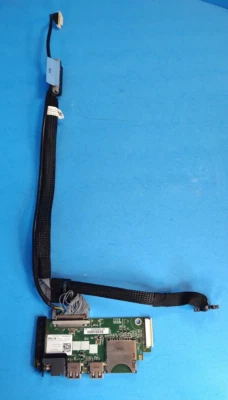 Dell PowerEdge R620 Server SDCard Reader USB Control Panel Board w/Cables XM1C9 - Image 1 of 3