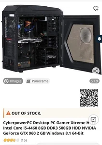 Desktop PC Xtreme H170 Intel Core i5-4460 8GB DDR3 500GB HDD NVIDIA GTX 9 - Picture 1 of 7