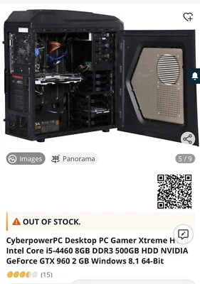 Desktop PC Xtreme H170 Intel Core i5-4460 8GB DDR3 500GB HDD NVIDIA GTX 9 - Bild 1 von 4