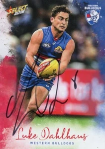 Signed 2018 Western Bulldogs AFL Select Footy Stars Card - Luke Dahlhaus - Picture 1 of 3