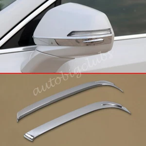 Para Cadillac XT4 2019-2023 Cromo Espejo Retrovisor Tira Cubierta Tapicería Accesorios - Imagen 1 de 5