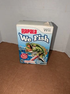 Nintendo Wii RAPALA We Fish con attacco canna completo di scatola nuovo - Foto 1 di 5