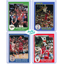 SET OF 4! 1985 STAR Michael Jordan Rookie ACEO Cards Dunk Gatorade Bulls MJ 23
