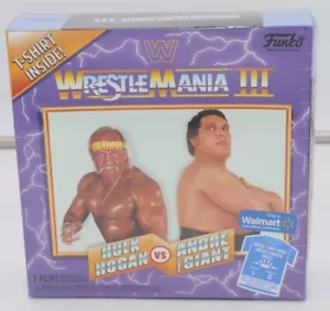 Funko WWF WWE Wrestlemania III Hulk Hogan vs Andre the Giant Men's Size Shirt L - Picture 1 of 6