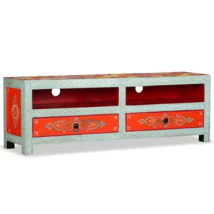 Mangoholz Massiv TV Schrank Möbel Fernsehschrank Fernsehtisch Lowboard vidaXL - Bild 1 von 7