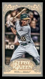 2012 Topps Gypsy Queen Mini Gypsy Queen Back Jemile Weeks Oakland Athletics #204 - Picture 1 of 2