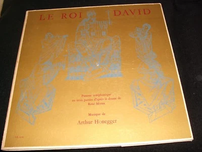 LE ROI DAVID<>ARTHUR HONEGGER<>2-LP Vinyl~Swiss Pressing<>RARE HARMONIA LK 9525 - Image 1 of 3