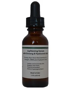 Suero aclarador con ginseng, ácido kójico, B3 y ácido hialurónico - Imagen 1 de 4