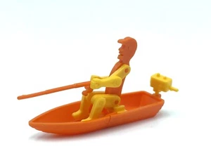 KINDER SURPRISE SORPRESA Anni 70 Angler MIT Boot Pescatore In Barca # CU1 - Picture 1 of 3
