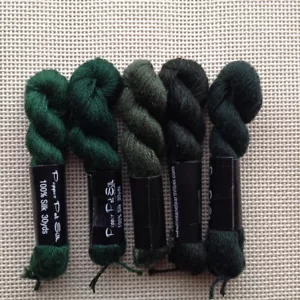 Planet Earth Pepper Pot single strand silk collection Forest Floor dark greens - Picture 1 of 1