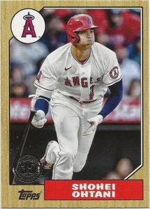 Inserto Topps Aggiornamento 2022 1987 Topps Anniversary #87TBU-5 Shohei Ohtani Angels - Foto 1 di 1