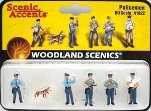 WOODLAND SCENICS POLICÍAS REF A1822 - Imagen 1 de 1