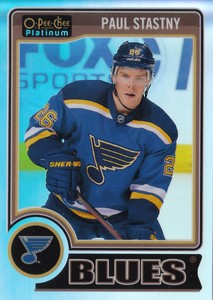 14/15 O-PEE-CHEE OPC PLATINUM RAINBOW #69 PAUL STASTNY BLUES *18338