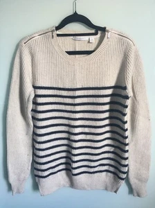 GOOD CONDITION Trenery Women's Off-white Bereton Knit Jumper Size XS - Picture 1 of 5