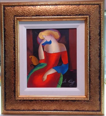 Linda Le Kinff Serigrafía #8/42 Edición Limitada Firmada Etiqueta de Museo Retirada 17"X19" Rara Foto 1 de 4