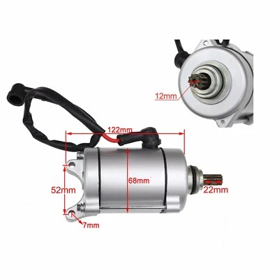 Motor de arranque 9T refrigerado por aire 150cc 200cc 250cc Lifan Zongshen ATV quad moto de cross Foto 1 de 4