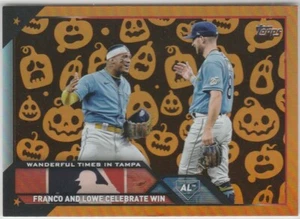 Actualización Topps 2023 Wander Franco Josh Lowe Jack o'Lantern #US138 Tampa Bay Rays - Imagen 1 de 1
