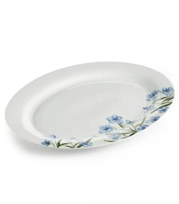 Martha Stewart Collection Floral Oval Platter,$50 j - Image 1 of 4