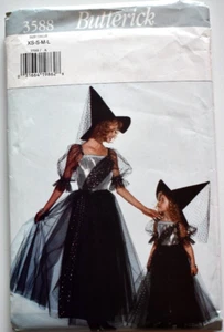 BUTTERICK PATTERN 3588 COSTUME GIRLS SIZES XS SM MD LG UNCUT FF VINTAGE 1994 - Picture 1 of 2