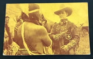 RAR Exponat Supply Company Billy Comstock US Scout indische Gebärdensprache - Bild 1 von 3