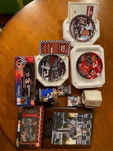 DALE EARNHARDT MISC COLLECTIBLES / MEMORABILIA - PLATES, PLAQUE, MUGS, CARDS ETC Cover