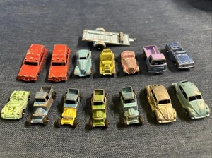LOT 15 VINTAGE TOY CAR TOOTSIE TOYS - Picture 1 of 9