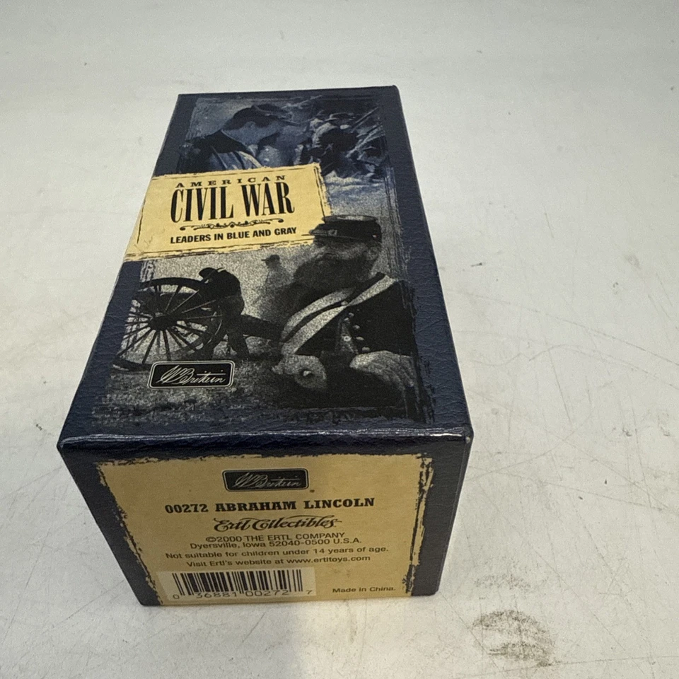 W. BRITAIN ABRAHAM LINCOLN 00272 LÍDERES SOLDADO LÍDER GUERRA CIVIL AMERICANA - Imagem 1 de 4