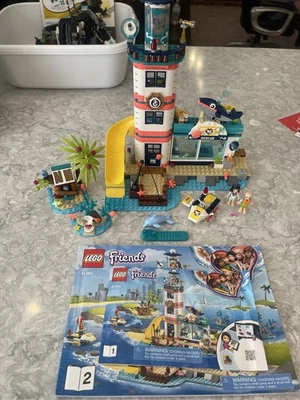 Lego Friends - Lighthouse Rescue Center, No Box, Includes Instructs., 99%+ Comp - Image 1 of 3