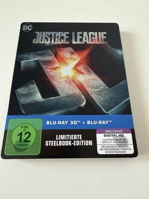 Justice League - 3D + 2D Blu-ray - Limited Steelbook Edition - Prägung - Bild 1 von 2