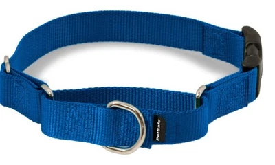 NUEVO CON ETIQUETAS Collar de perro PetSafe Martingala 1” grande hebilla rápida azul Foto 1 de 4