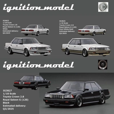 Ignition Model 1:18 Toyota Crown 2.8 Royal Saloon G (120) (3 Versions) - Image 1 of 4