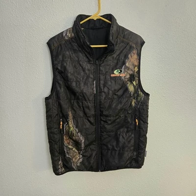 Chaleco camuflaje reversible roble musgo cremallera completa 3M Thinsulate bosque ligero talla L Foto 1 de 4