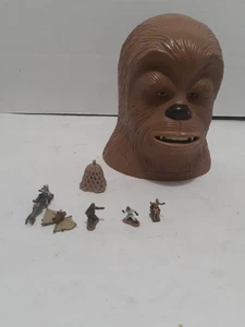 VINTAGE 1995 Galoob Micro Machines Star Wars Chewbacca head playset - Picture 1 of 8