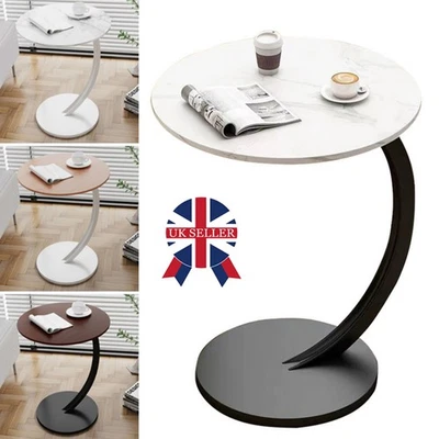 Side Table C Shaped Sofa Small End Table Table Coffee Laptop Living Room Bedroom - Image 1 of 4
