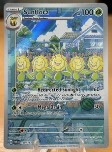 Sunflora 169/167 Twilight Masquerade Illustration Rare Pokemon TCG - NM - Picture 1 of 2